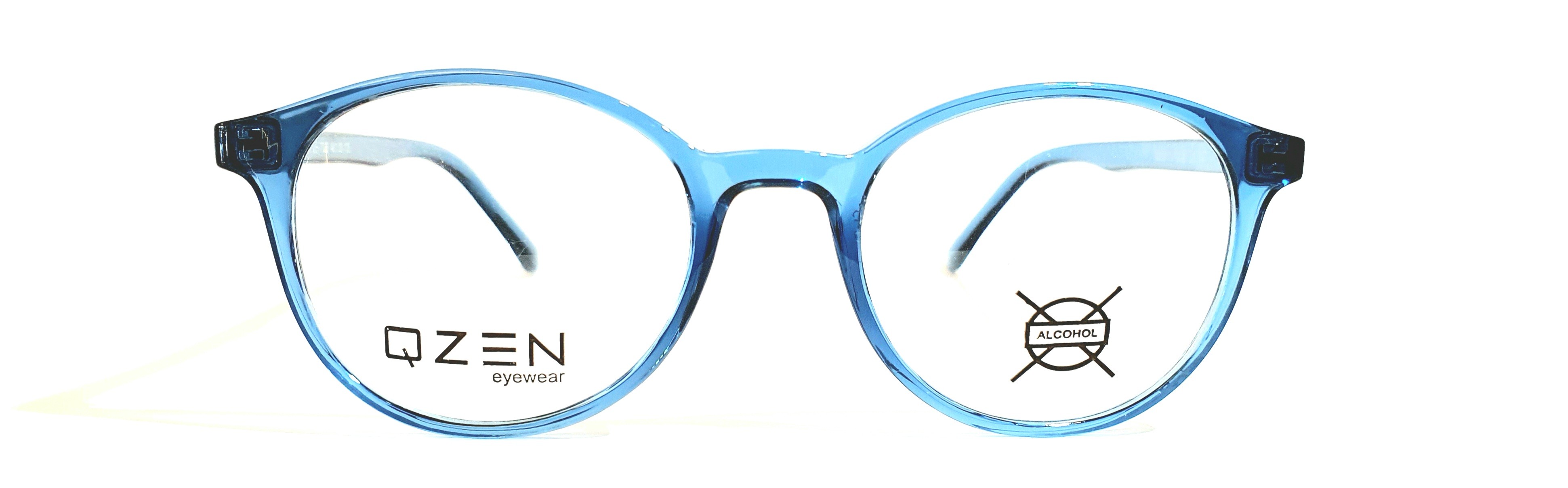  classic round light blue frame QZEN